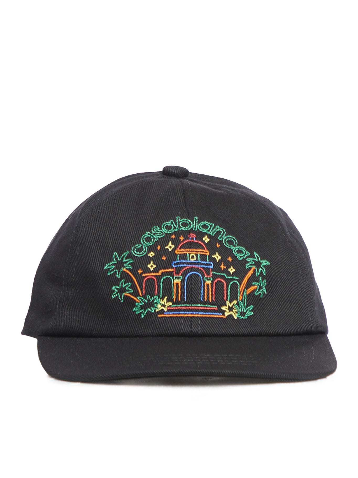 RAINBOW CRAYON TEMPLE EMBROIDERED CAP