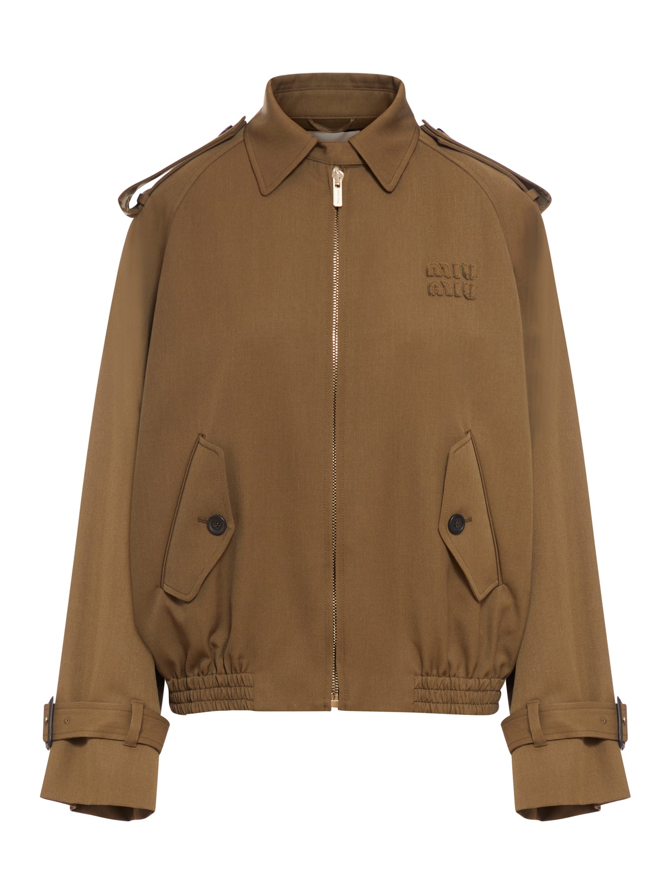 JACKET WITH MIU MIU LOGO