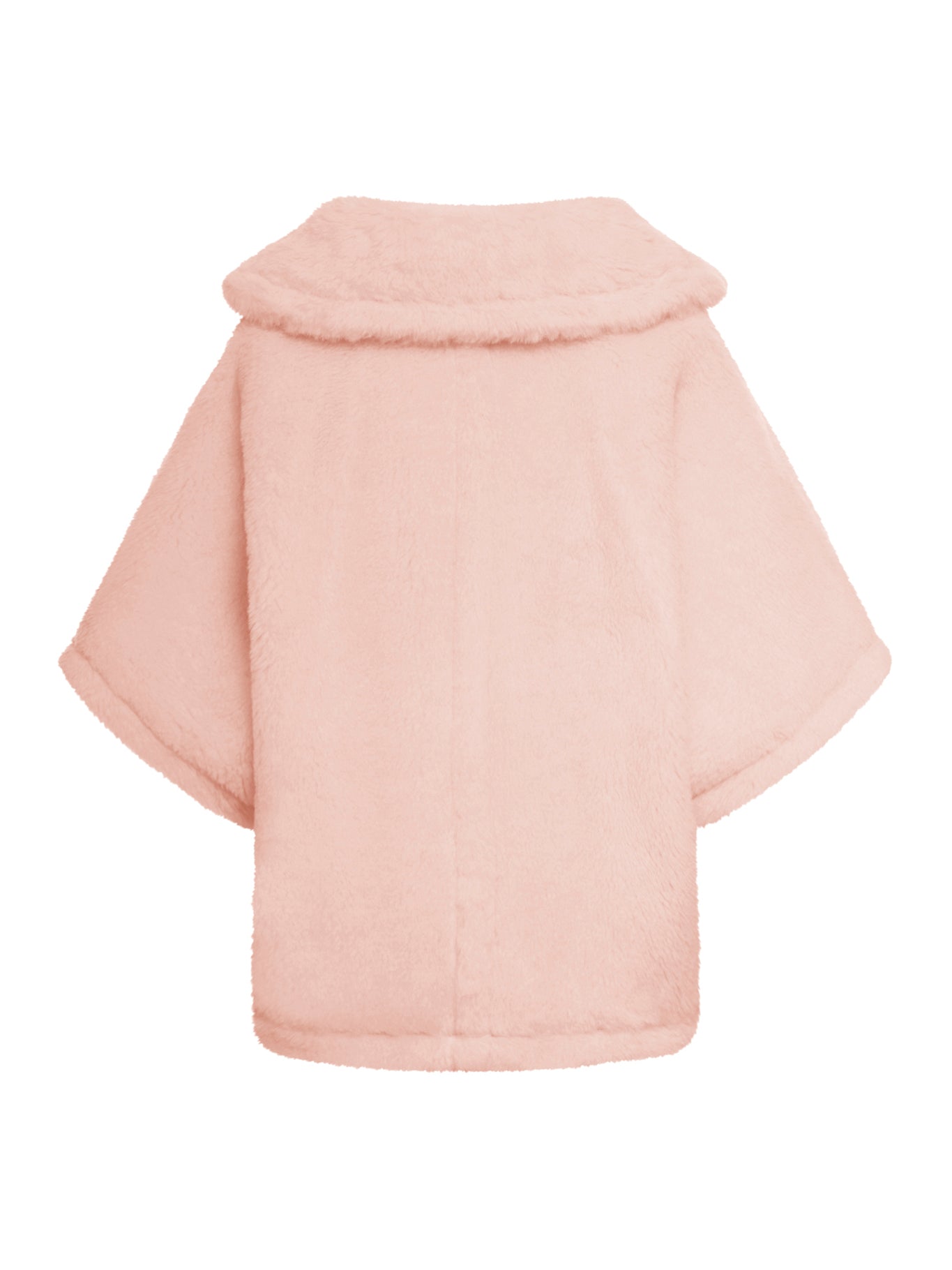 Short cape in Teddy fabric
