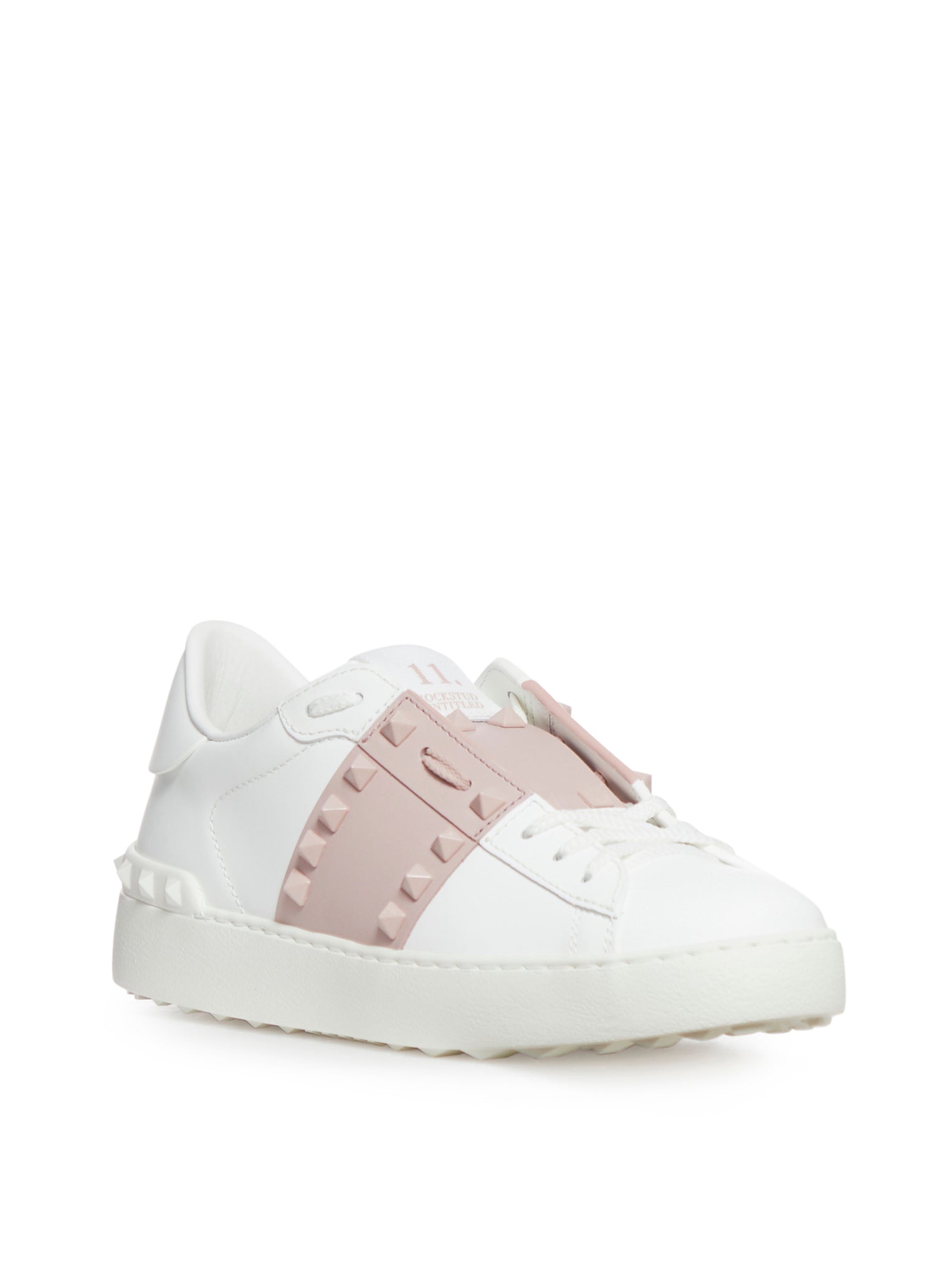 ROCKSTUD UNTITLED CALFSKIN SNEAKERS WITH MATCHING STUDS