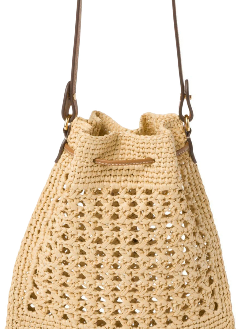 mini woven tote bag