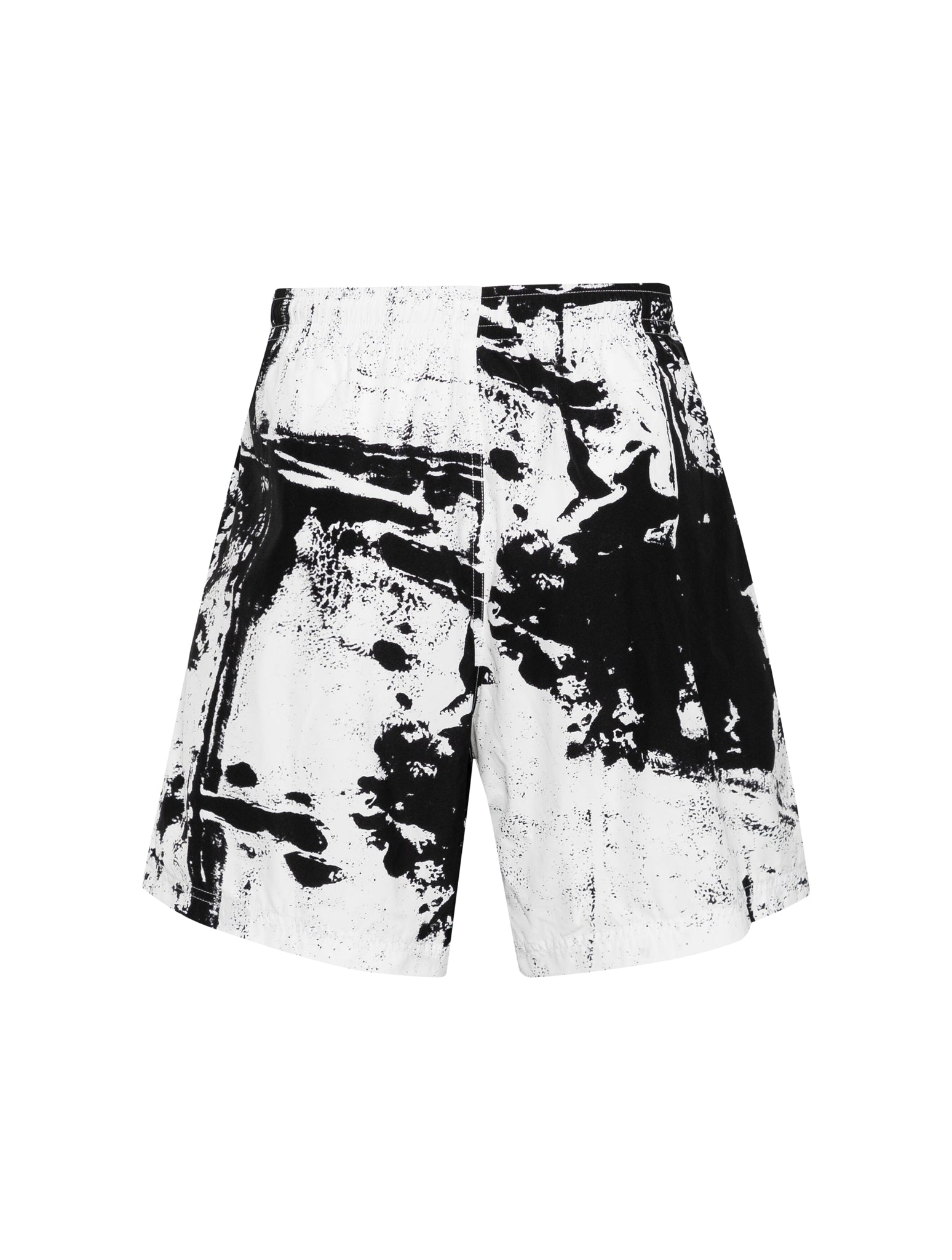 abstract-print swim shorts