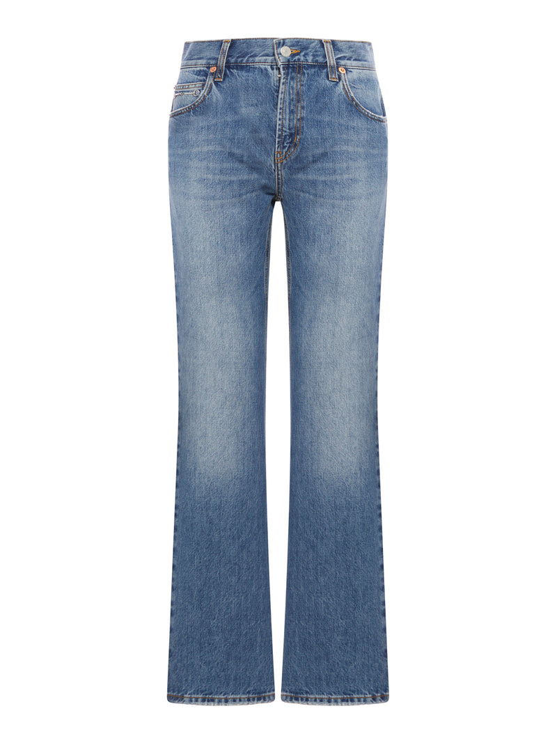 DENIM PANTS WITH SLIM BIT