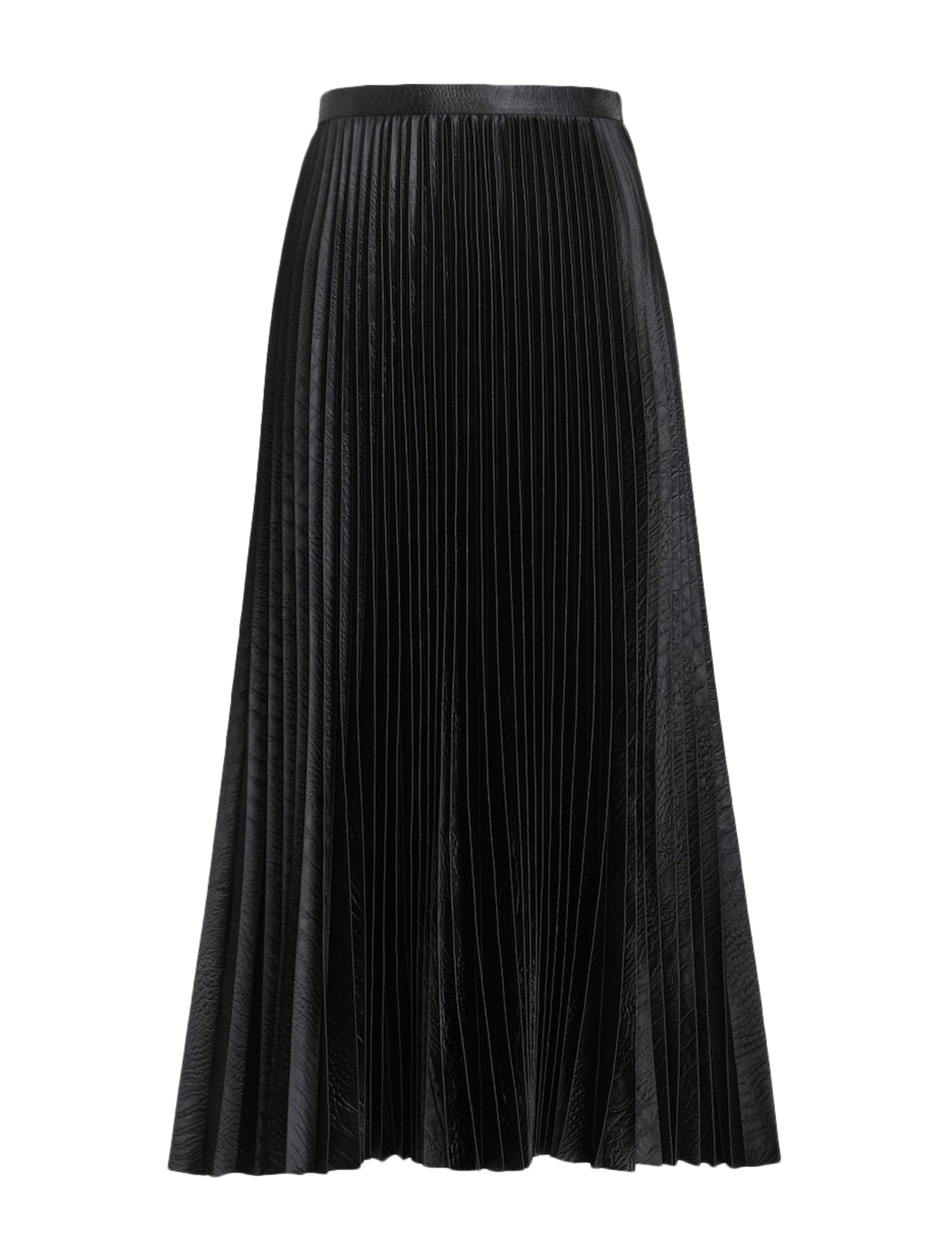 PLEATED MIDI SKIRT