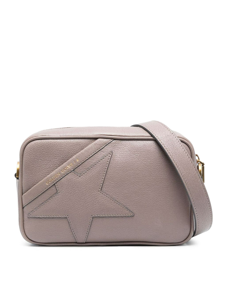 Star leather shoulder bag