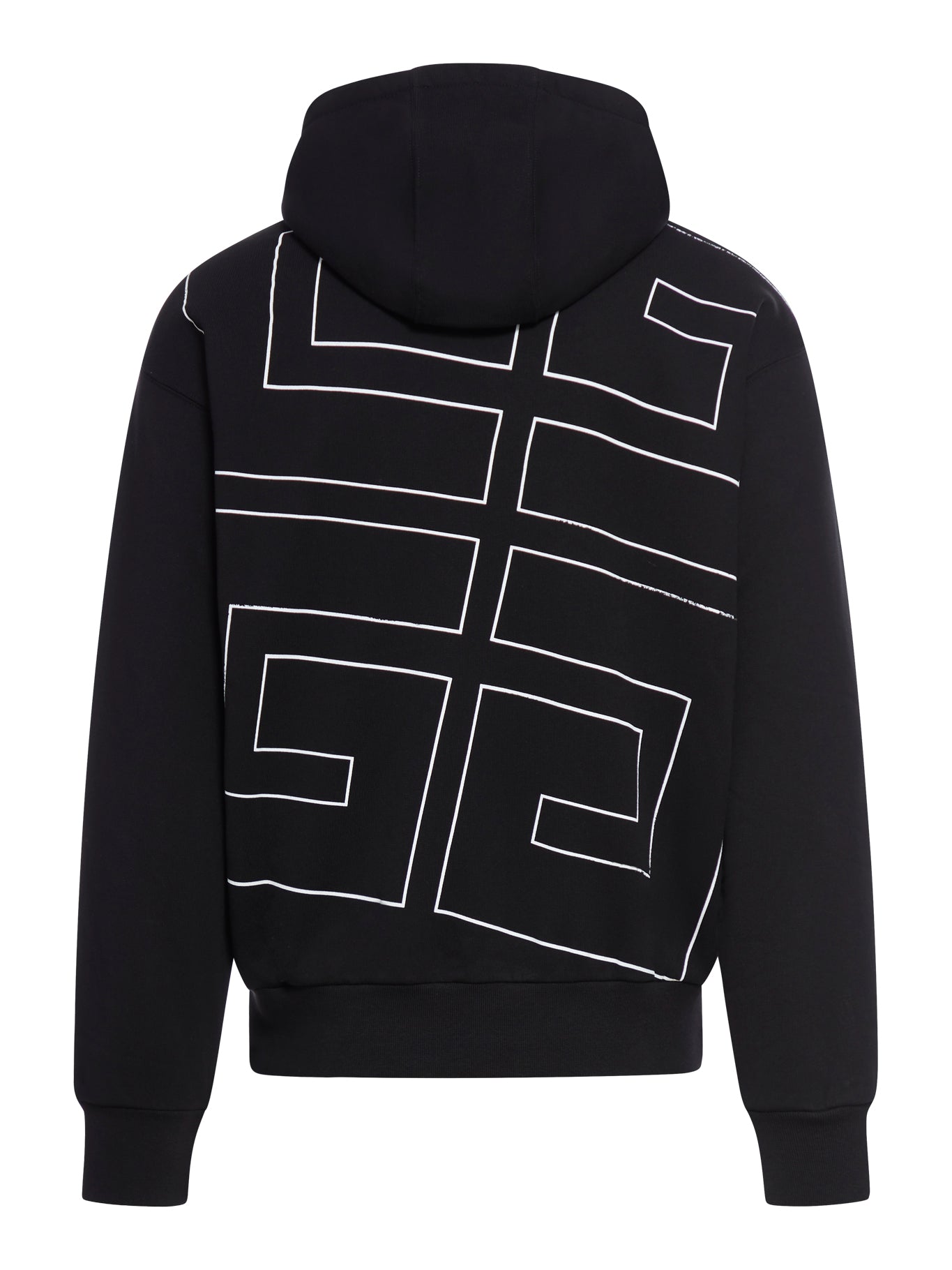 4G boxy fit hoodie in fleece