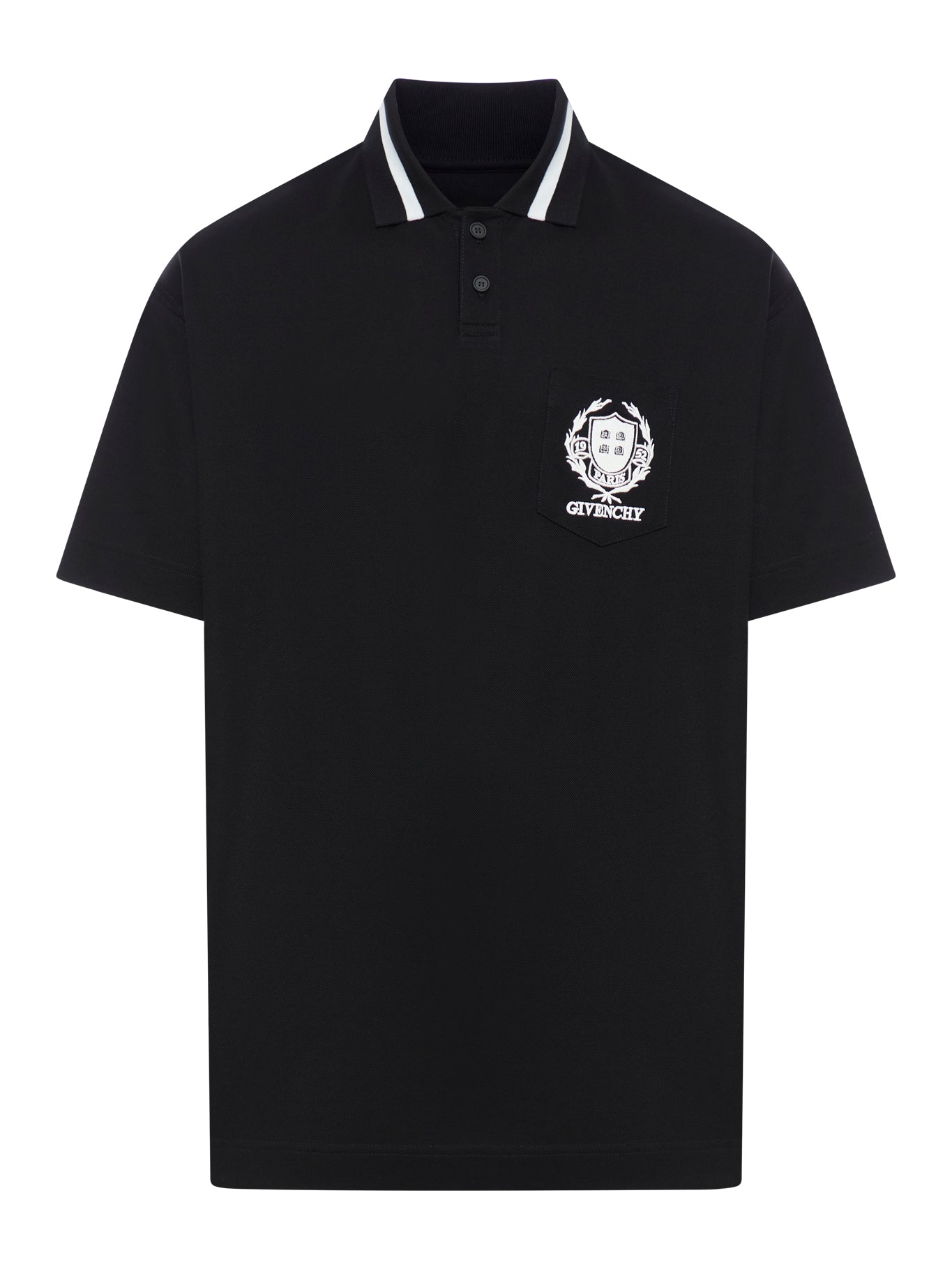 GIVENCHY Crest polo shirt in cotton
