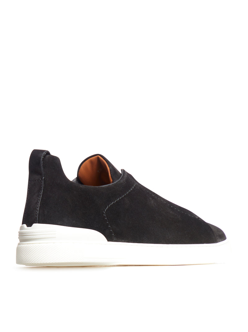 Triple Stitch Zegna sneakers in suede
