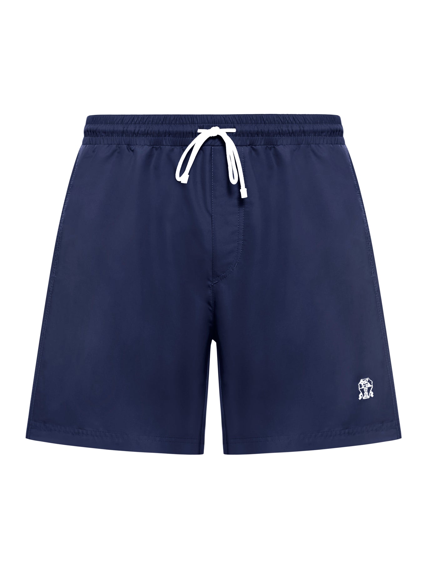 embroidered-logo swim shorts