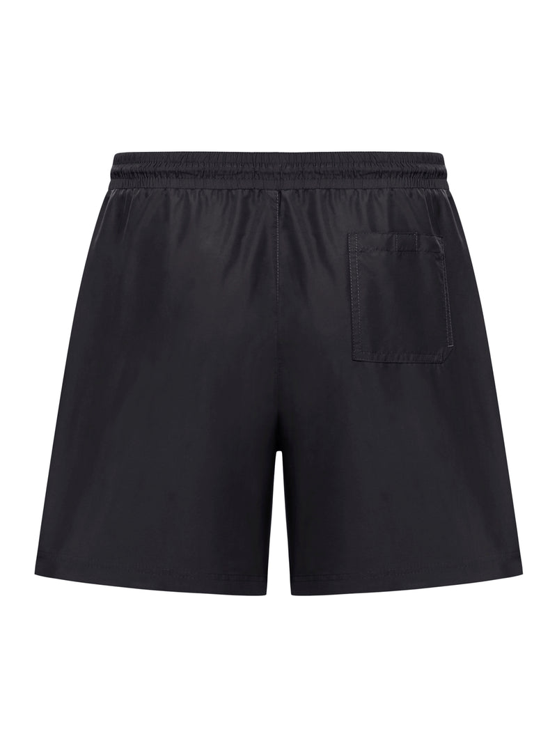 embroidered-logo swim shorts