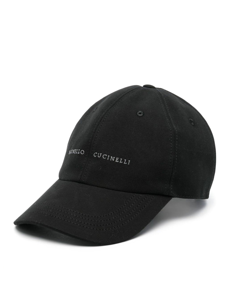 logo-embroidered cotton baseball cap