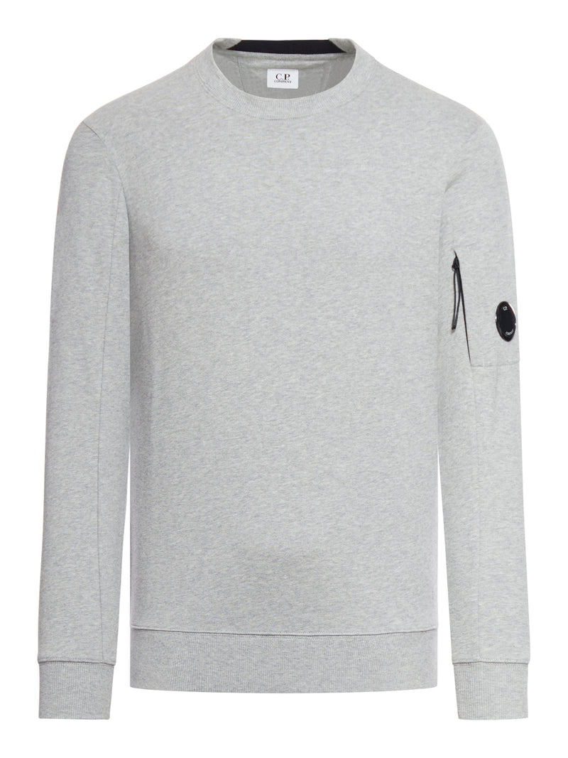 DIAGONAL RAISED FLEECE SWEATSHIRT