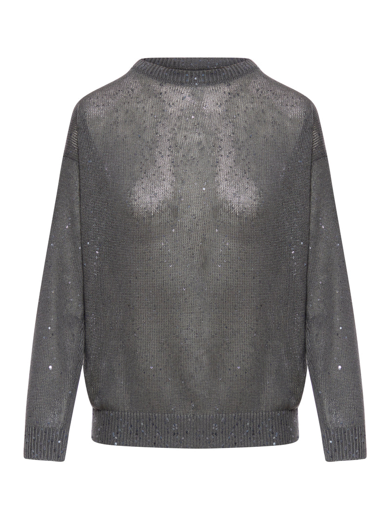 SWEATER WITH SEQUINS