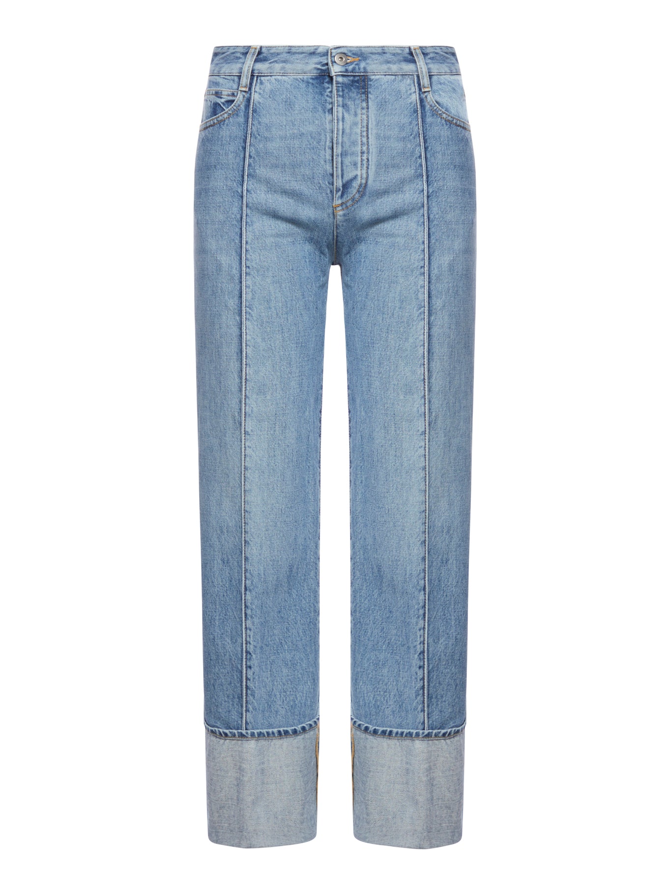 Curved fit jeans in Vintage Indigo denim
