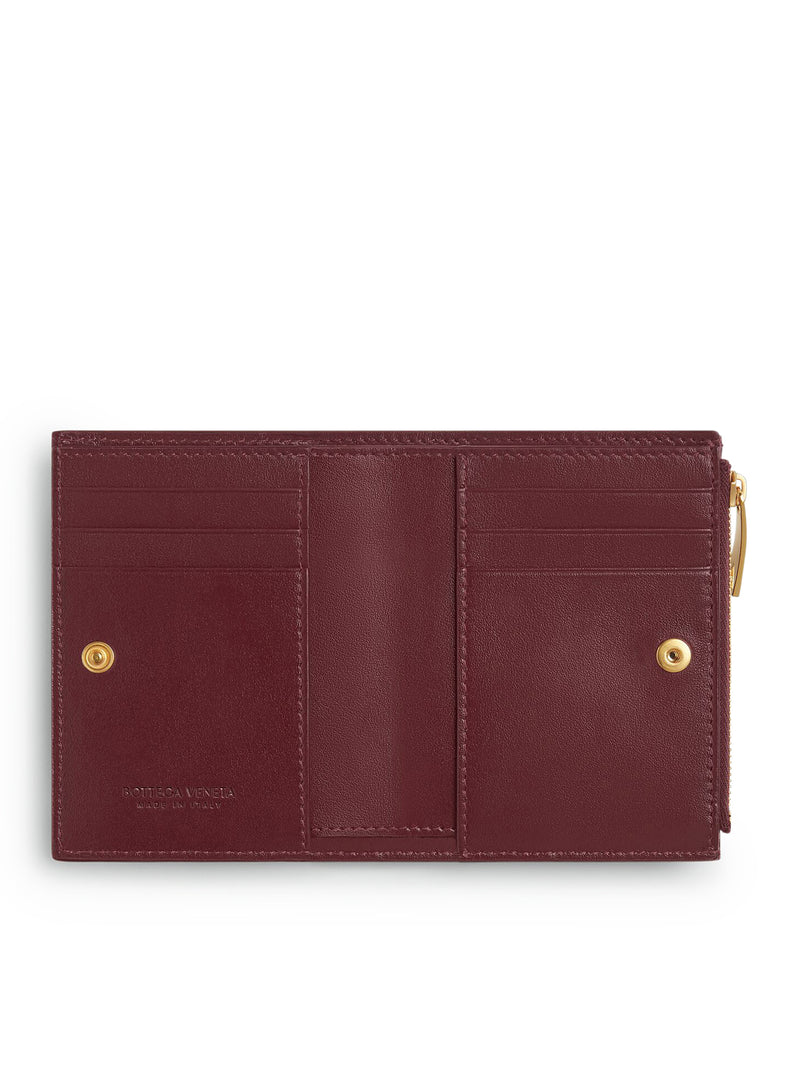 Small bi-fold woven wallet