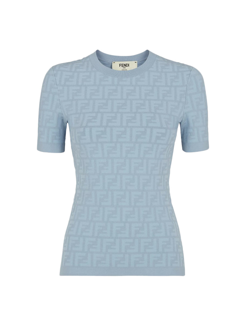 Light blue viscose sweater