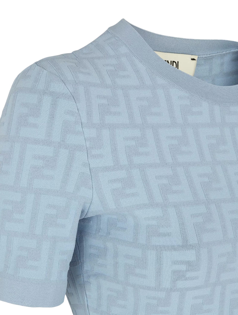 Light blue viscose sweater