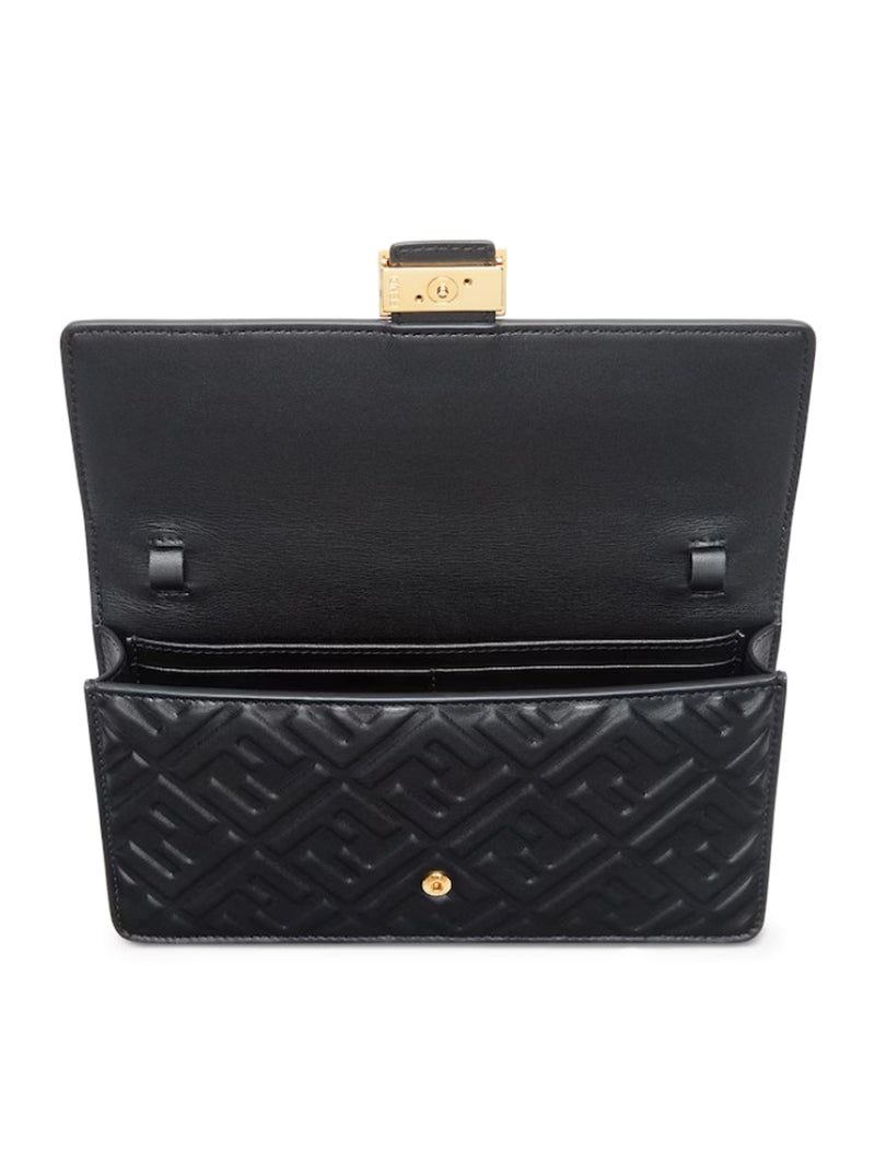 Fendi nappa tri-fold micro wallet